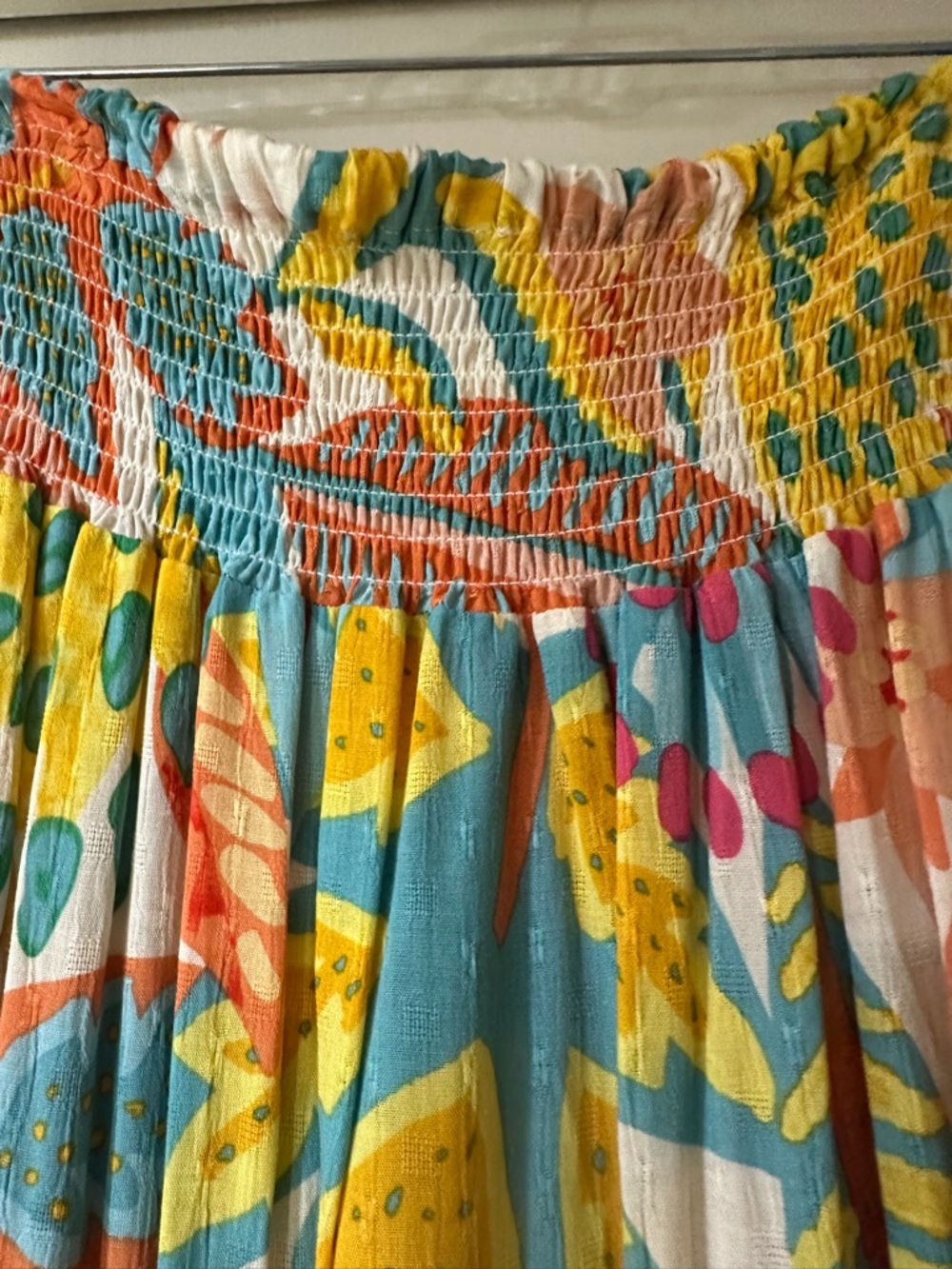 Christian Siriano Multi-Color High-Low Floral Print Skirt - Picture 4 of 5